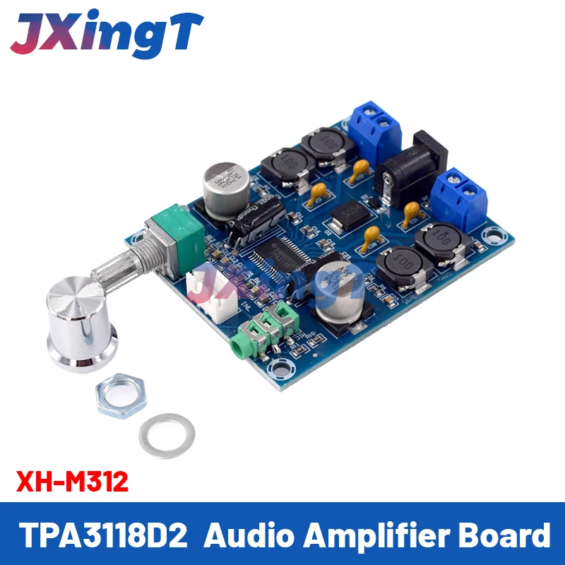 XH-M312 TPA3118D2 TPA3118 Digital Dual Channel Audio Amplifier Board Module 45W*2 Low Power For 4-8ohm Speaker Amp DIY