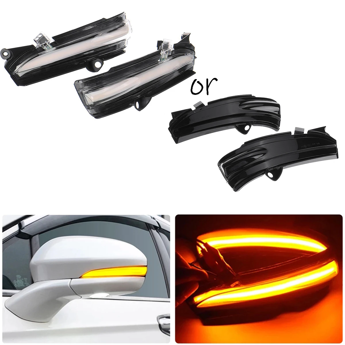 

2 шт. светодиодный динамический индикатор бокового зеркала, указатель поворота для Ford Mondeo Focus 2013-2018, автомобильные аксессуары