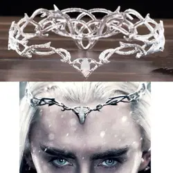New Cosplay Prop Movie Elven King Thranduil Crown Circlet Elf Wedding Headwear Headband For Kids Adult Size