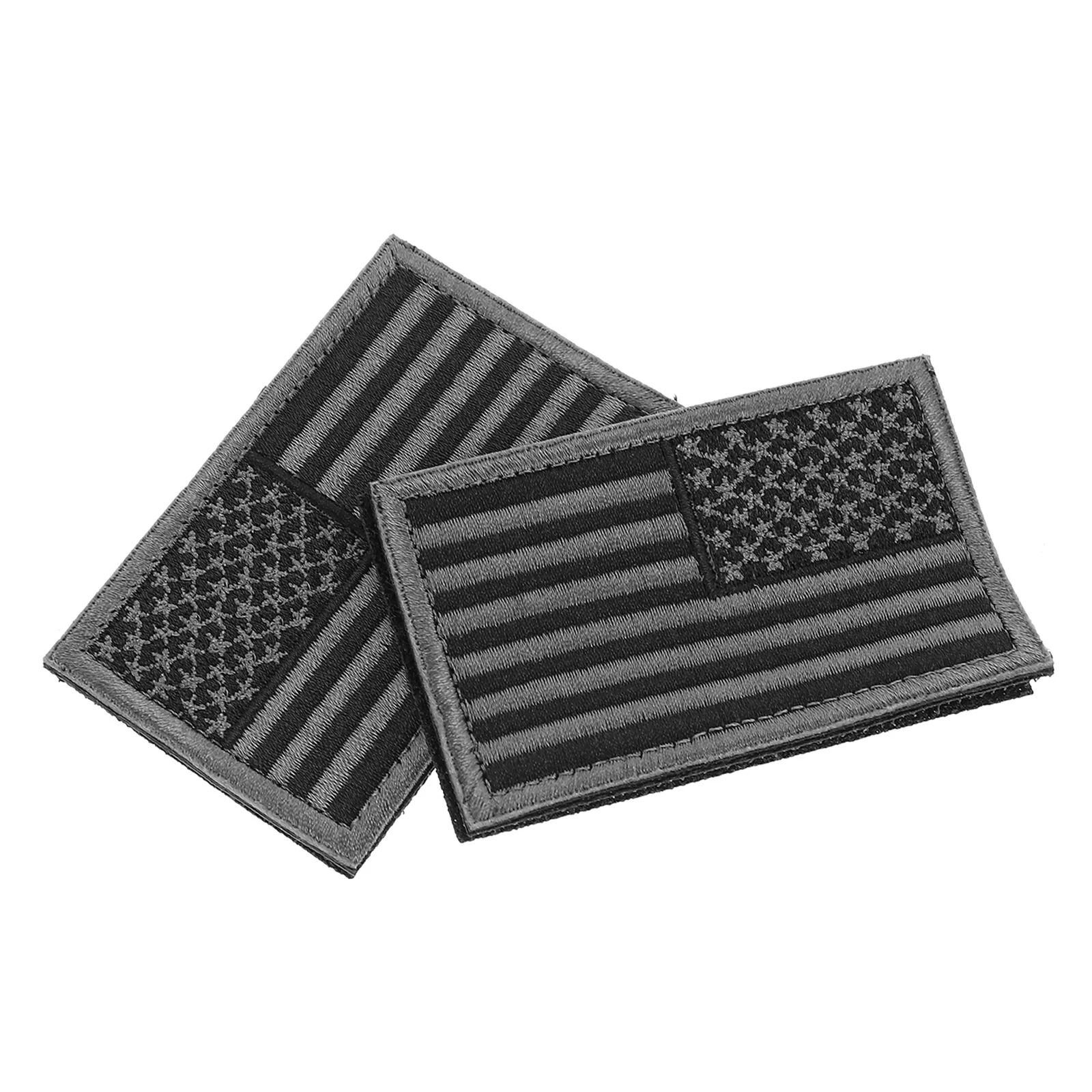 

2Pcs Arm Shoulder Patches American Flag Design Decorative Flag Patch for Shirts Jackets Cushions Long-Lasting Creative
