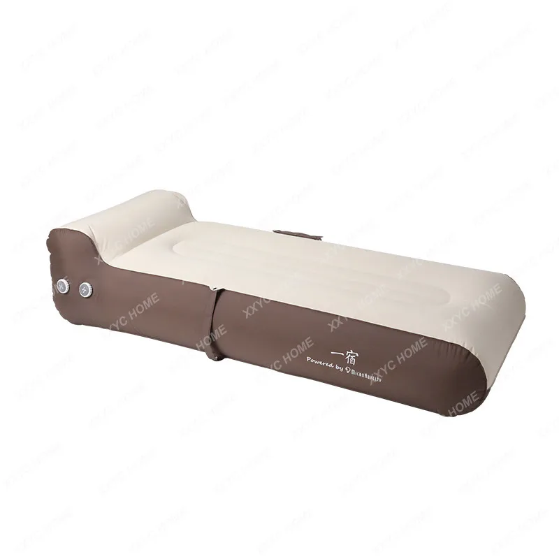 Automatic Inflatable Floatation Bed Floor-Laying Home Airbed Inflatable Sofa Outdoor Camping Recliner