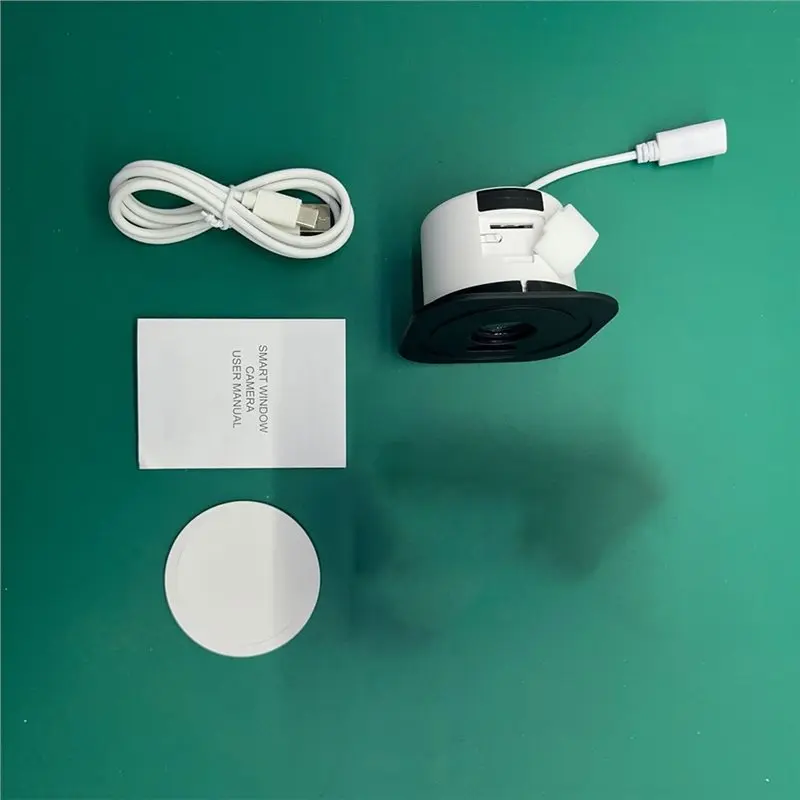 [LXYA68Z!] Tuya Smart For Home Security Window Camera 3MP 2.4G/5G Dual-Band Wifi Full-Color Night Vision Through Window App Cont
