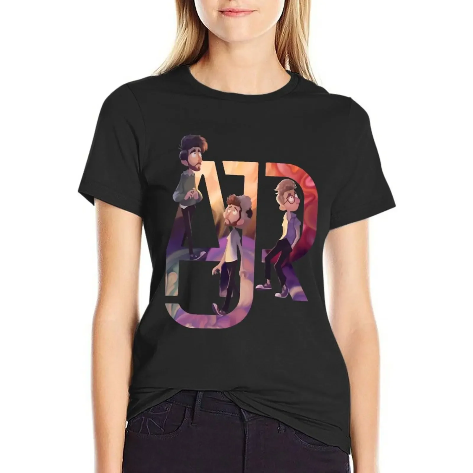 

Ajr The Click Galaxy T Shirt Graphic Trending Unisex Youth Funny T-Shirt sweat rock and roll t shirts for Women