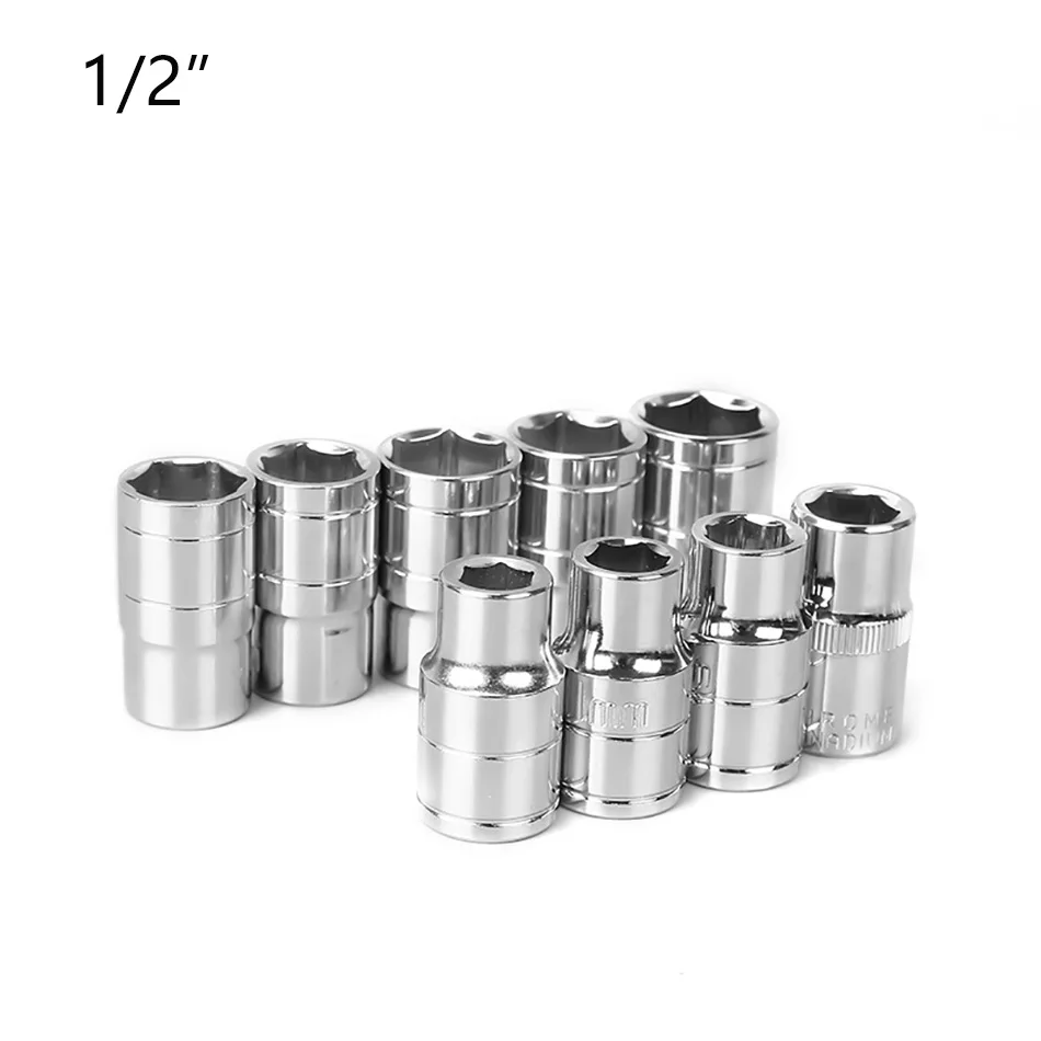 1/2inch 8-32mm six angle sleeve Hex Socket Wrench for Ratchet Wrench Auto Repair Hand Tool