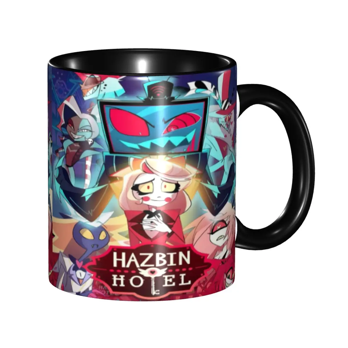 

Hazbines Hoteles Alastor Vox 2 Mugs Cute Tea Cup Gifts For Women Men