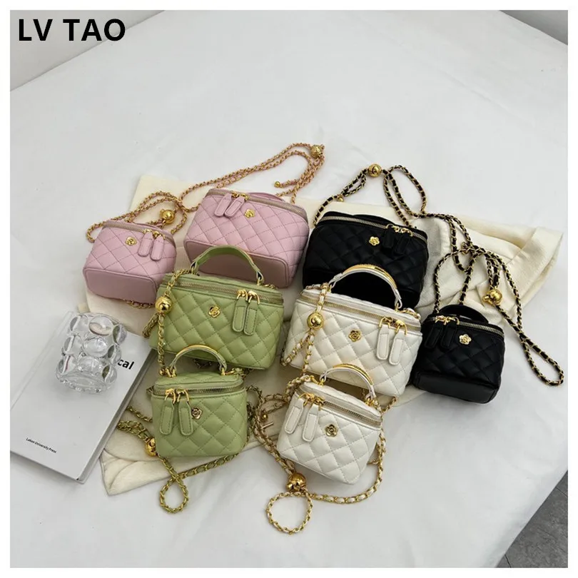 Checked Women High Quality Bag Trendy New Fashion Chain Crossbody Bags Ladies Handbags Purses Small Fashion Shoulder Bags