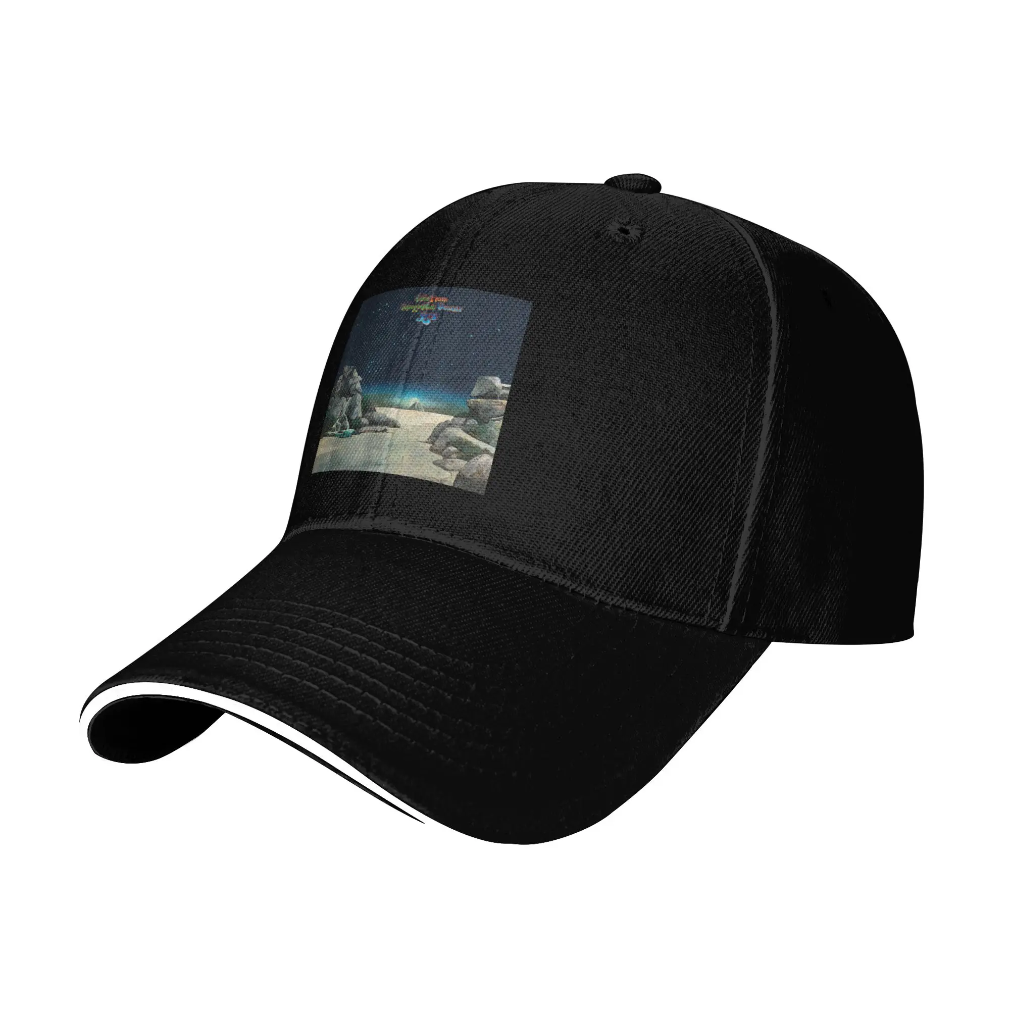 Yes Band Tales From Topographic Oceans Baseball Caps Hip Hop Rock 80s Sandwich Cap Unisex Polyester Sun Cap Fishing