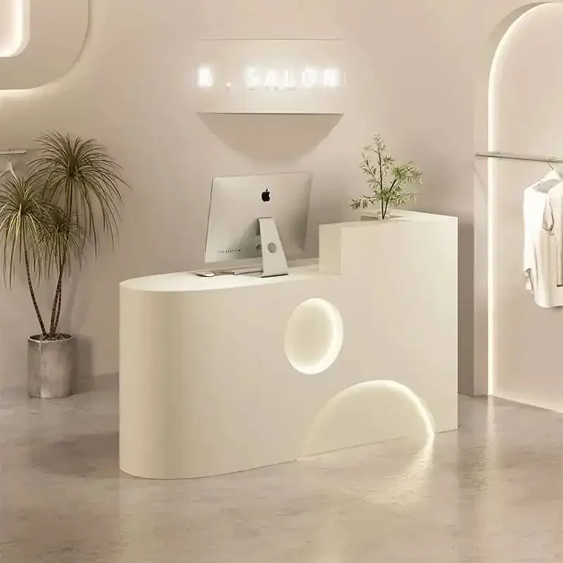 

Conference Modern Reception Desk Outdoor Hotel Beauty Reception Desk Supermarket Barber Shop Bar Commercial Display Rack New