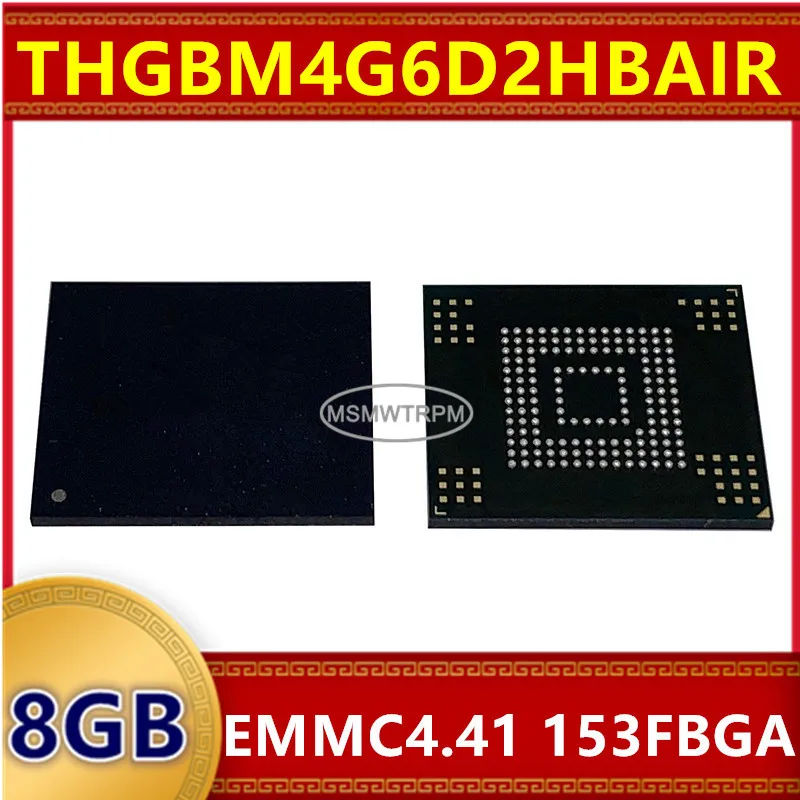 Geheugenchip IC THGBM4G6D2HBAIR KLM8G2FE3B-B001 8GB EMMC4.41 153FBGA Geïntegreerde Schakelingen Nieuwe Originele Op Voorraad