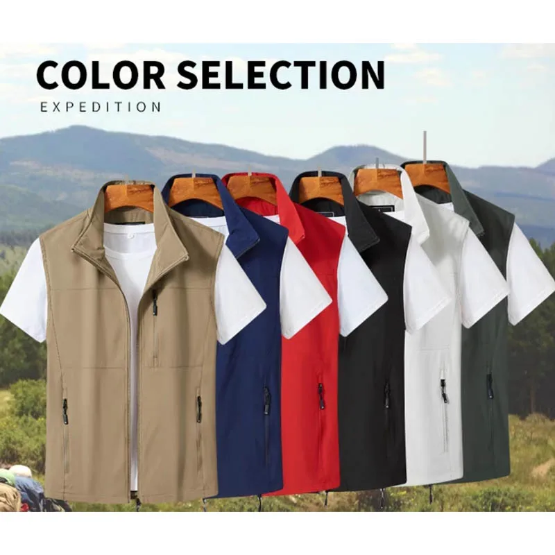 Fashion all-in-one sports outdoor wear men's vest multi-pocket autumn-winter vintage large size vest vest vest