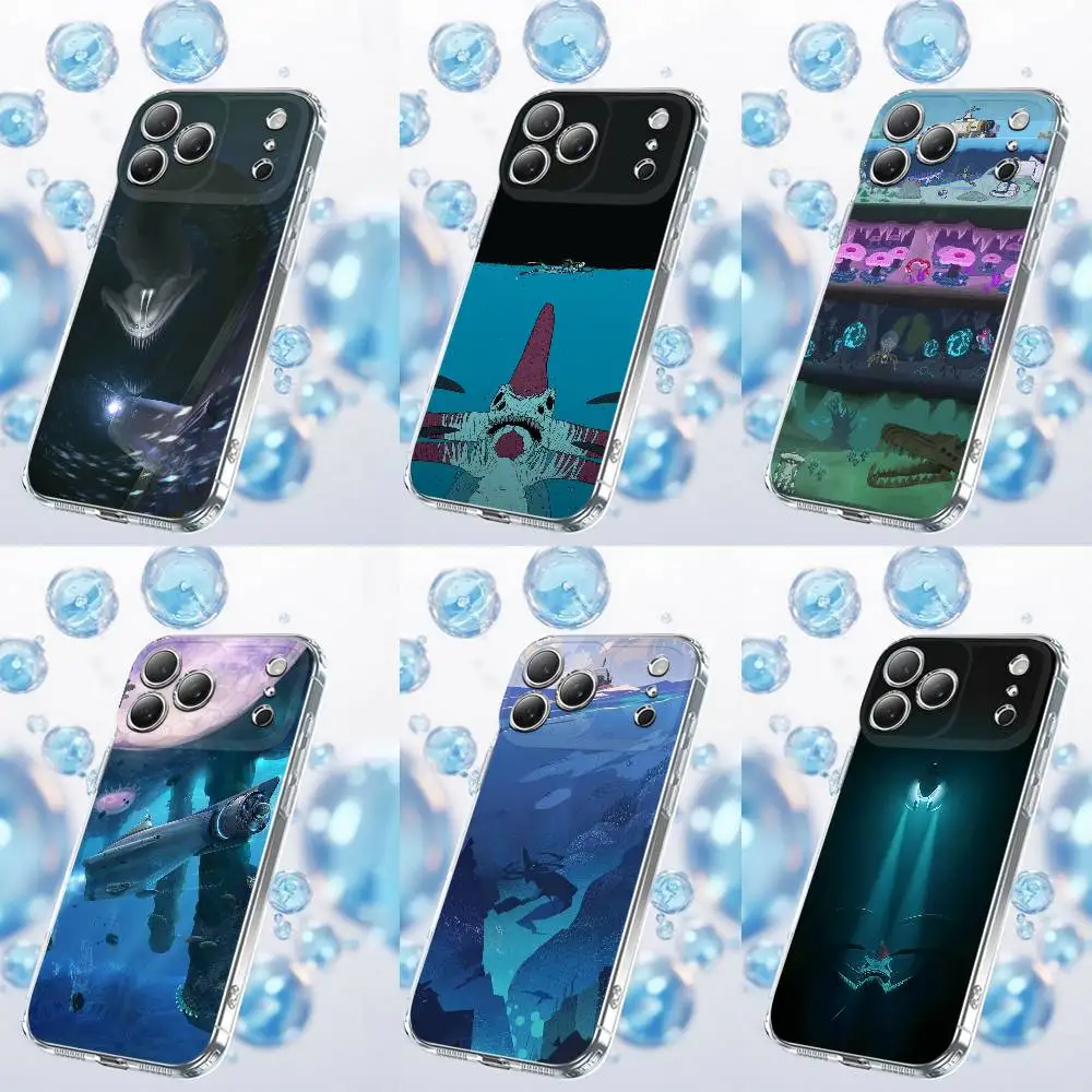 

Game Below S-Subnauticas Zero Phone Case For iPhone 17,16,15,14,13,12,11 Plus,Pro,Max,Plus,E,SE4,Air,Mini Transparent
