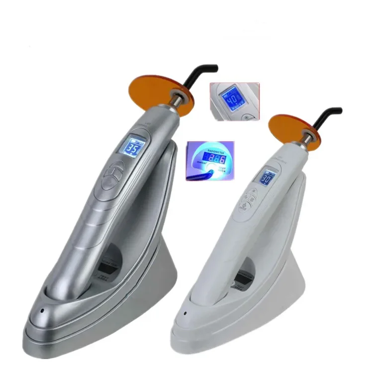 Wireless den tal LED Curing Light 5W High Power LED Cure Lamp with Light Metering Function