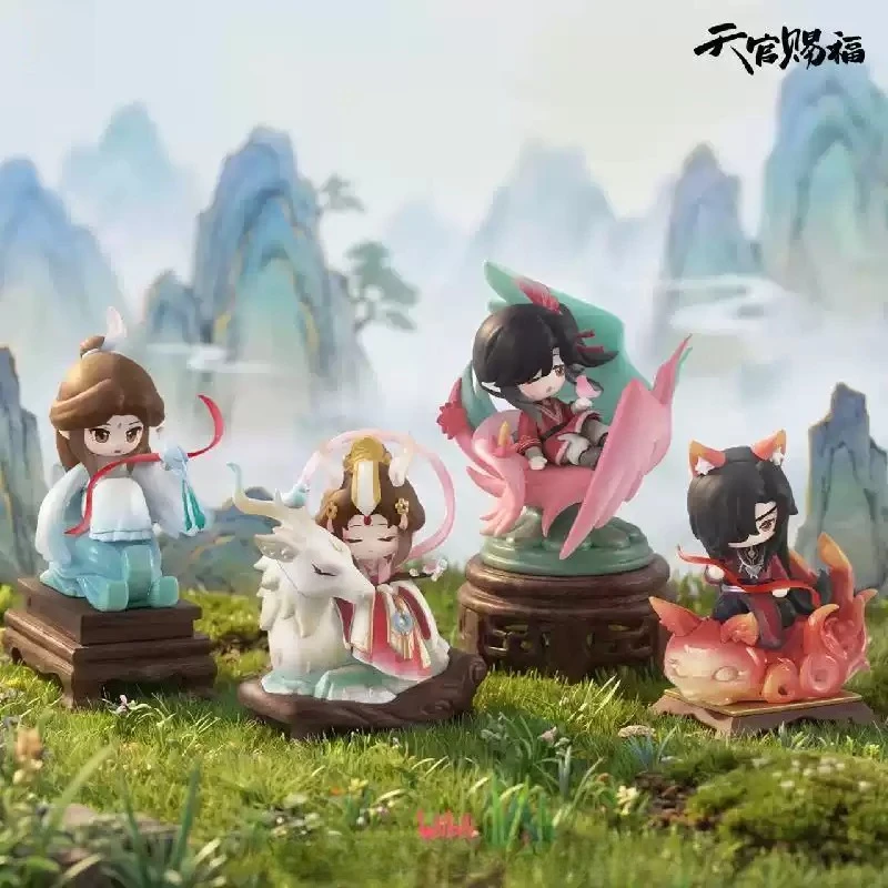 Heaven Official's Blessing Xie Lian Hua Cheng Cosplay Anime Model Figurines Garage Kits Desktop Ornament Cartoon Official Gifts