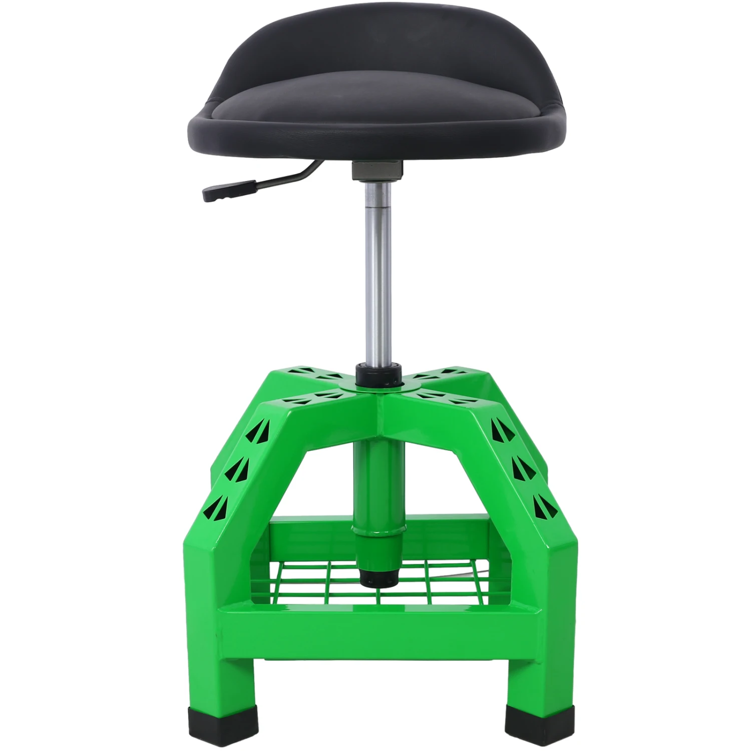 Pneumatic 360 Degree Swivel Stool, Mechanics Rolling Creeper Seat, Heavy Duty Rolling Mechanics Stool, Shop Stool with Casters g