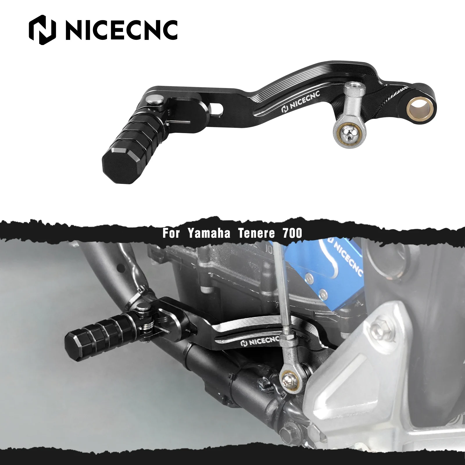 

For 2020-2024 Yamaha Tenere 700 Rally Edition Gear Shifter Foldable Tip Foot Pedal Shift Lever for Yamaha Tenere 700 2019-2024