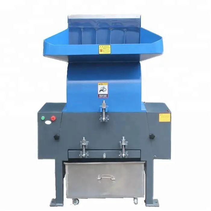 Plastic Crusher Machine FOR plastic products such as PVC pipes PE films PP woven bags PET bottles Injection molding machine