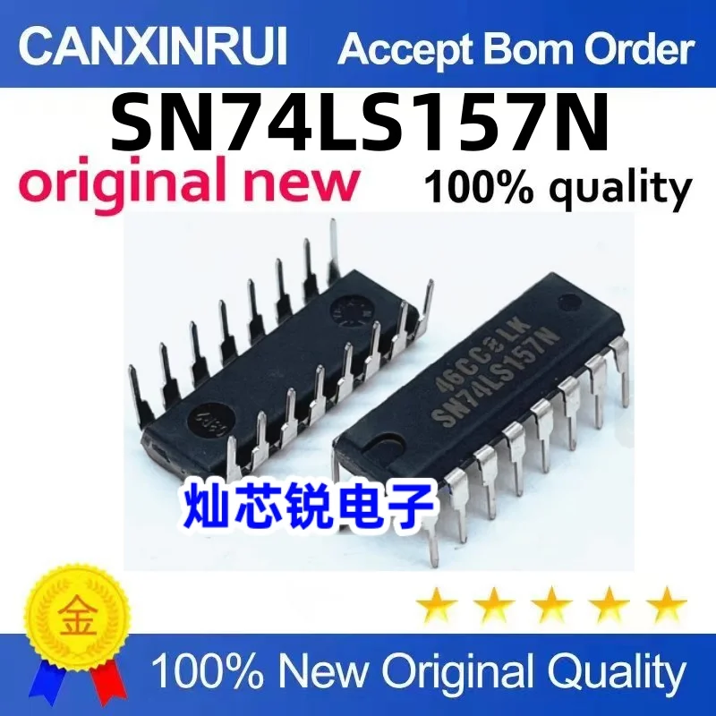 

（100 pieces）In-line SN74LS157N 74LS157 DIP-16 Signal Switch Multiplexer Decoder