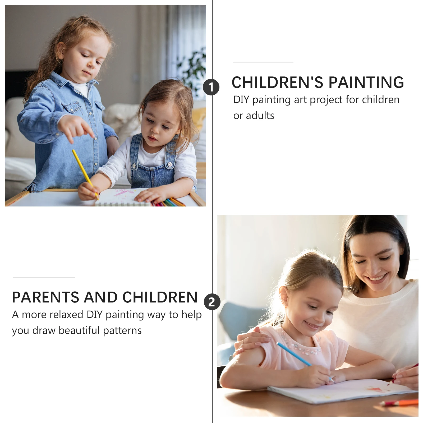 

24Pcs Journal Template Stencils Drawing Painting Tools for Notepad Layouts DIY Cards Wood Wall Art Effective Planning
