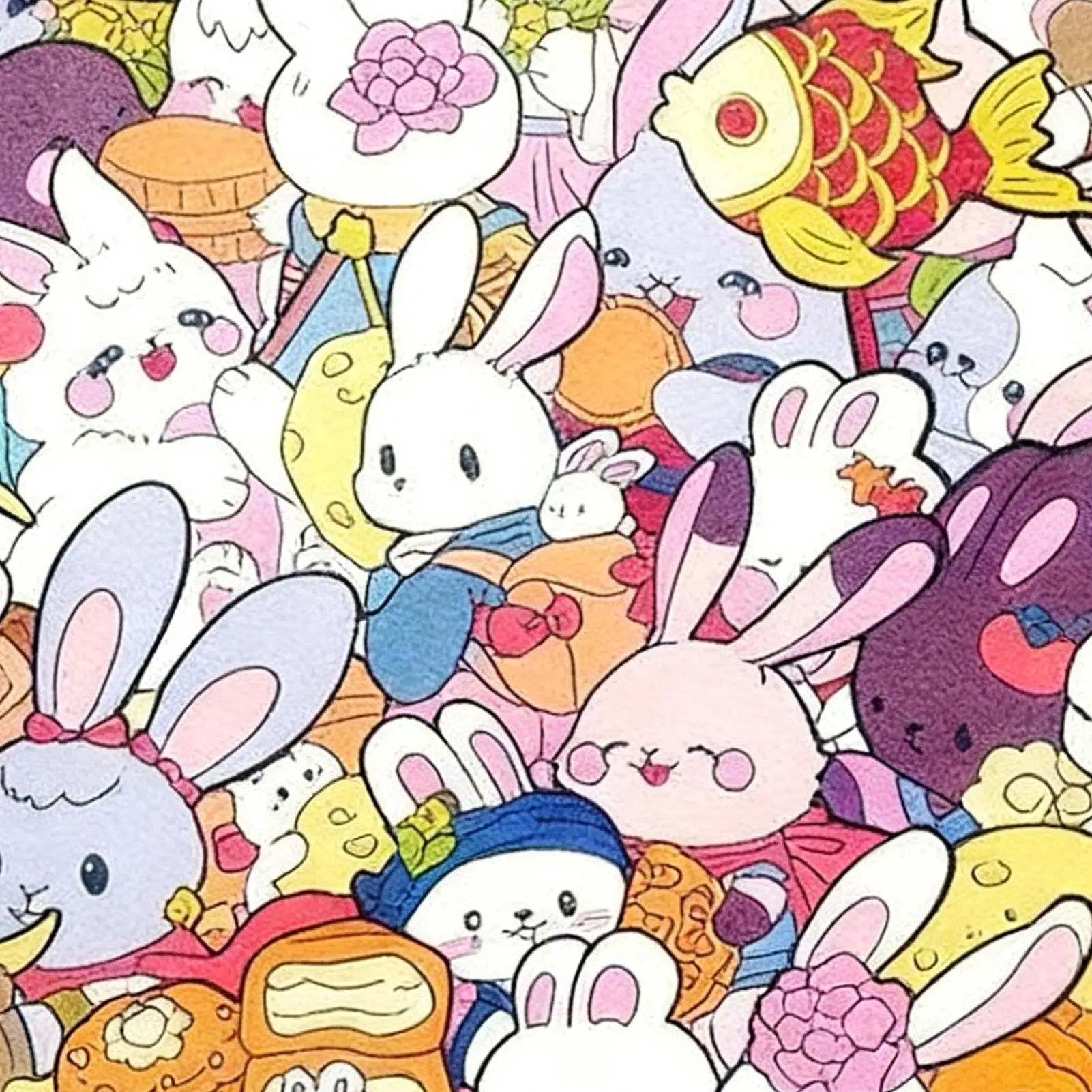 Juego de rompecabezas con marco de imagen de conejo, manualidades pintadas a mano para colorear, juegos de rompecabezas para niños de 6 a 12 años, niños y niñas en edad preescolar