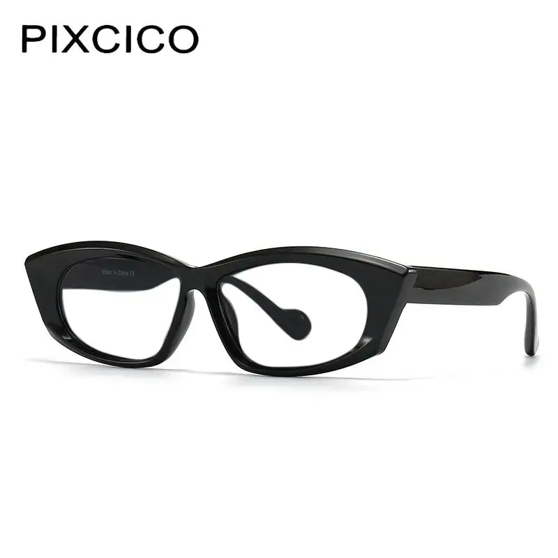 R56648 Women Fashion Gradient Color Frame Reading Glasses +100 +200 +300 Retro Irregularity Square Fat Edge Presbyopic Glasses image 2