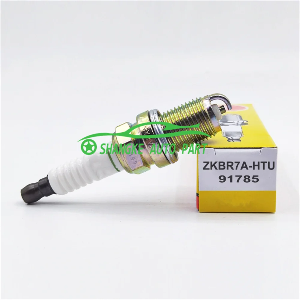 Original Laser Nickel Alloy Spark Plugs OEM ZKBR7A-HTU 91785 ZKBR7AHTU ZKBR7AHTU-91785 FOR BBMW 320 330 523 525 2007 - 2012