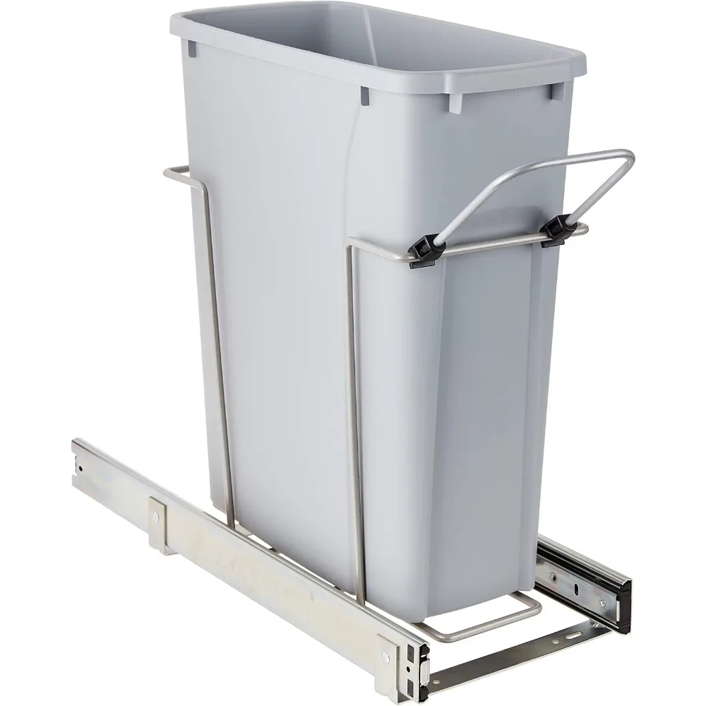 

Knape & Vogt RS-PSW9-1-20-P 17 дюймов. В х 8 дюймов. Ш x D Сталь в шкафу 20к. Одиночный пластиновый выдвижной мусорный бак