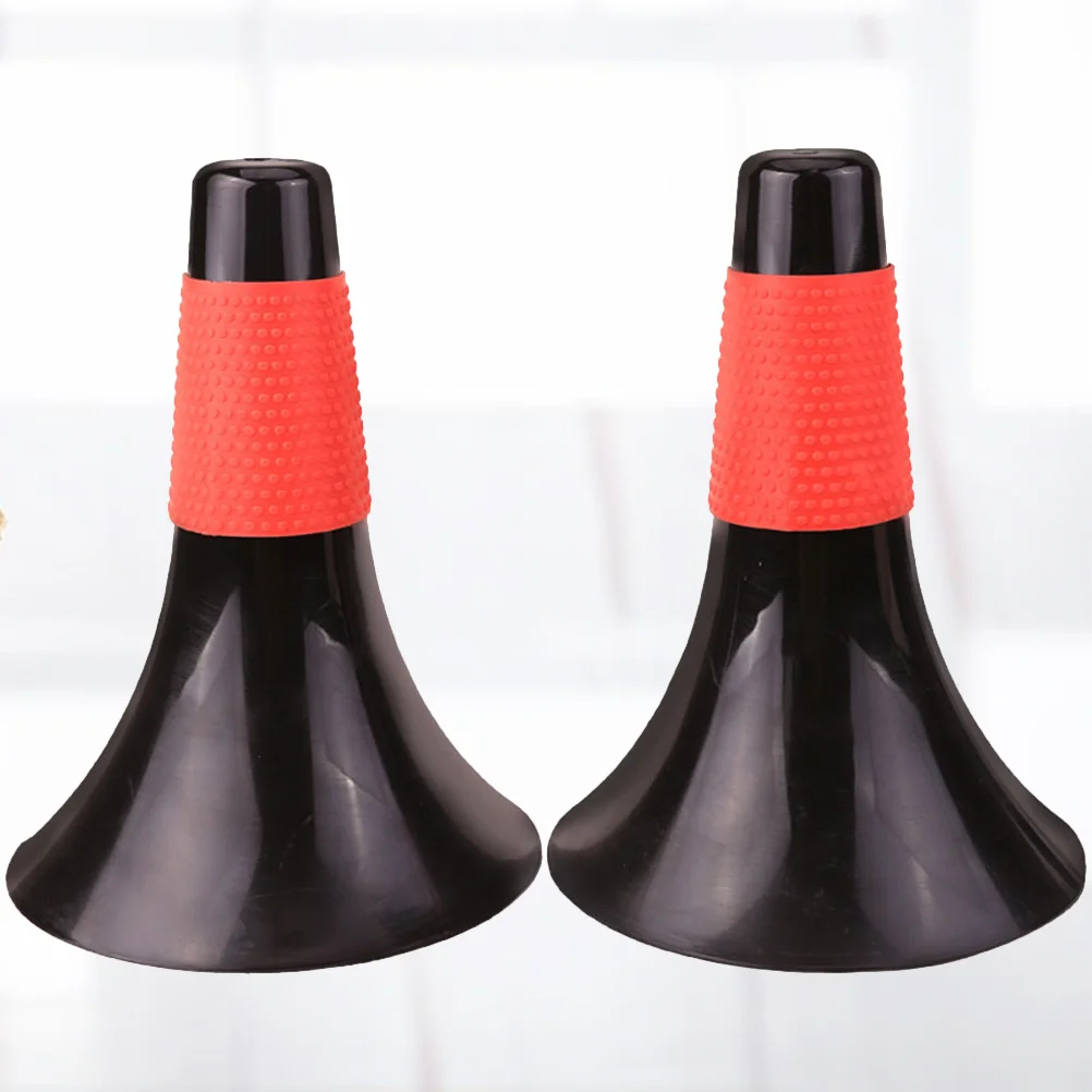 

2 шт. конусы для маркеров, красная крышка, прочные противоскользящие конусы с рогом, футбольное тренировочное снаряжение, футбольный конус с рогом препятствий