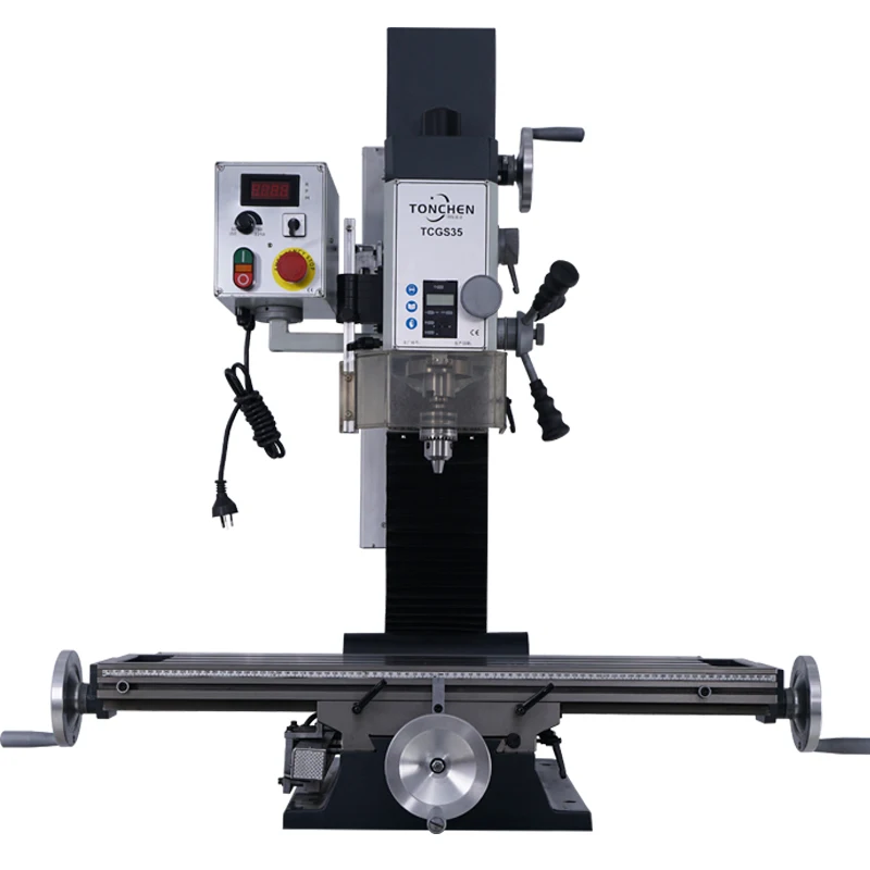 Tongchen TCGS35 Industrial Multi-functional Drilling And Milling Machine Benchtop Manual Household Drilling And Milling