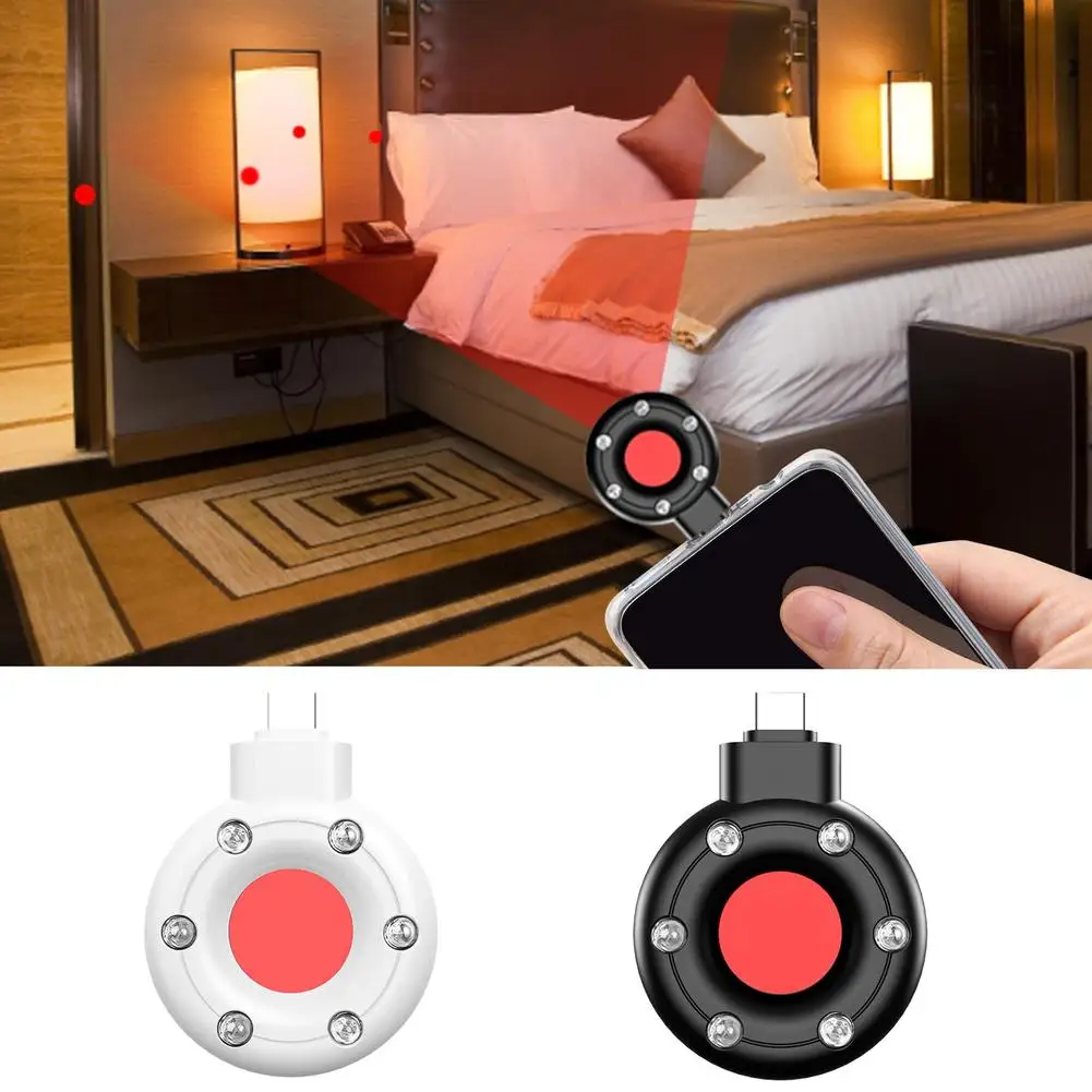 S300 detektor kamera inframerah, pemindai lampu Anti mata-mata pelacak kamera tersembunyi USB C Port untuk rumah kantor