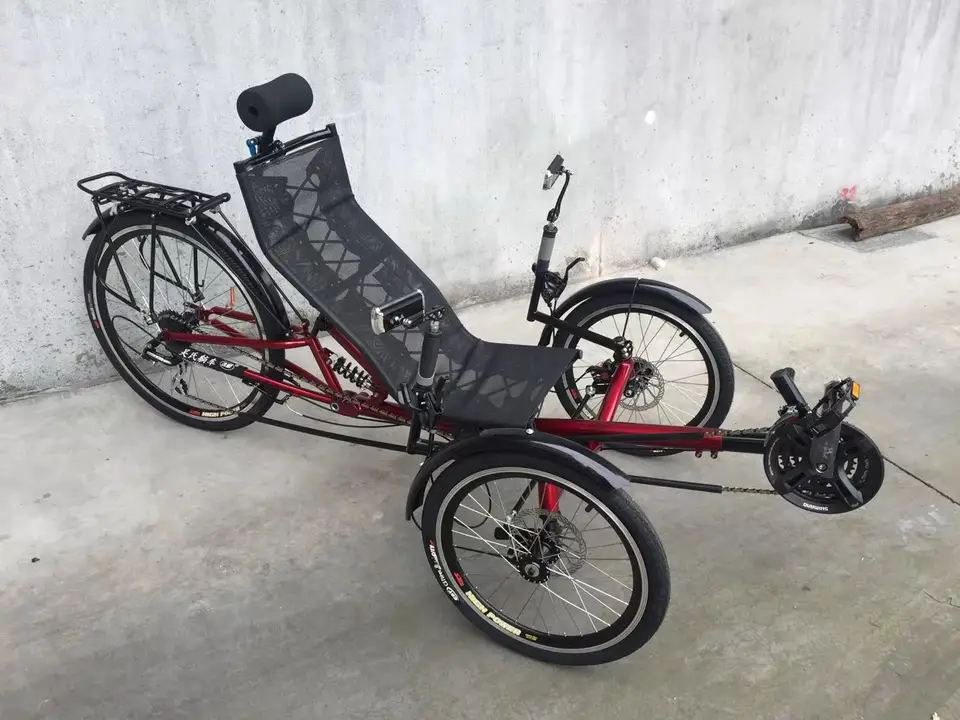 26 Inch Electric Recumbent Tricycle 500W 36V Motor 3 Wheel Ebike For Adults Outdoor Sports Cruising Electric Trike Bicycle image 5