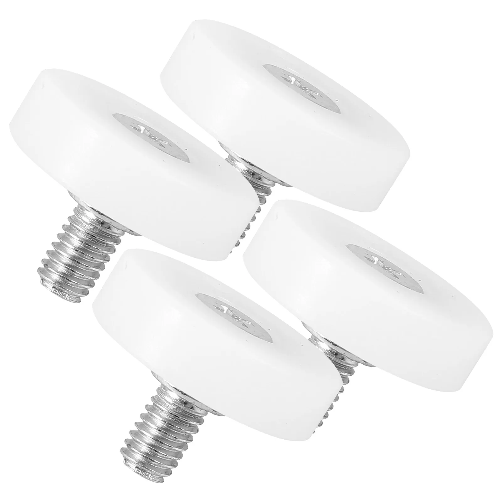 10Pcs Drawer Wheels Sliding Furniture Small Casters Replacement for Wardrobes Dressers Cabinet Wheels Bolts for Headboards