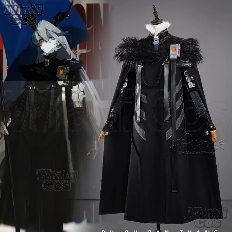 First Generation Void Hunter Military Uniform Zenless Zone Zero Sunbringer Cosplay Costume Wig Men Halloween Game Role Play