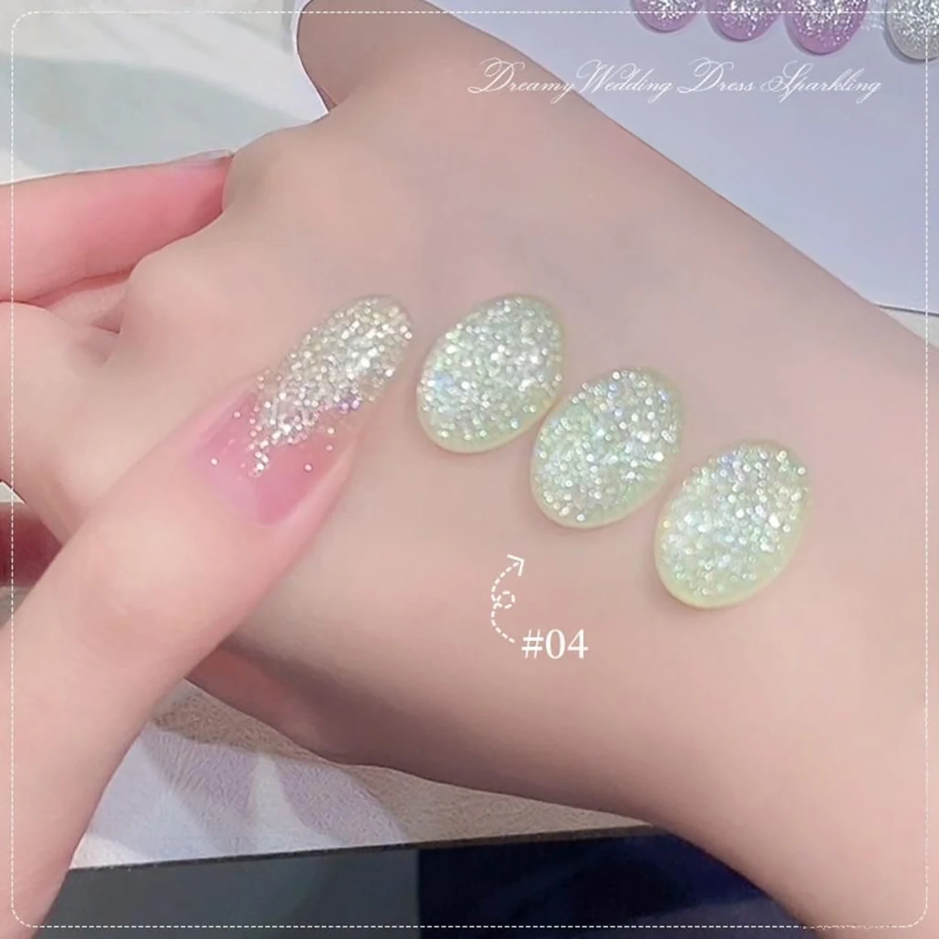 1pcs WS Fine Sparkling Sand Gel Nail Polish Autumn Whitening Popular Fairy Pink Green Blue Glitter Crushed Diamond Nail Art