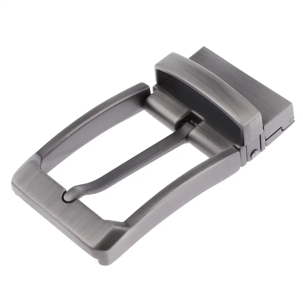 3.5cm belt buckle suitable for 3.3cm belt Men Reversible Metal Alloy Belt Buckles Replacement Pin Buckles Rectangular