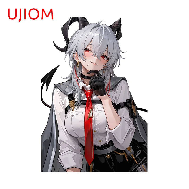 UJIOM مغر Wuthering موجات Zani ملصقات جدار الكرتون غرفة المعيشة القشرة أريكة جدار الشارات الرائعة البلاستيكية الفينيل الفن DIY بها بنفسك المنزل