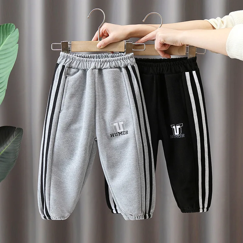 

Kids Baby Boys Cotton Loose Sports Pants Clothes Children Jogging Pants Infant Elastic Trousers Bottoms 2-10Years