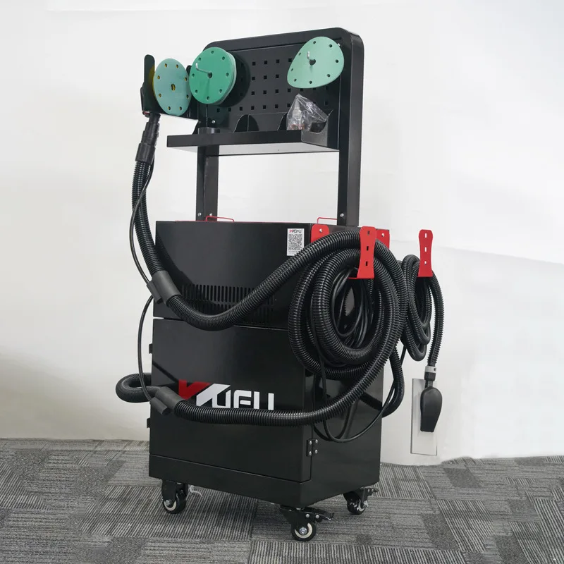 Wufu Electric Pneumatic Dust-Free Dry Grinding Machine for Car Body Repair Metal Construction Polishing & Waxing Tool