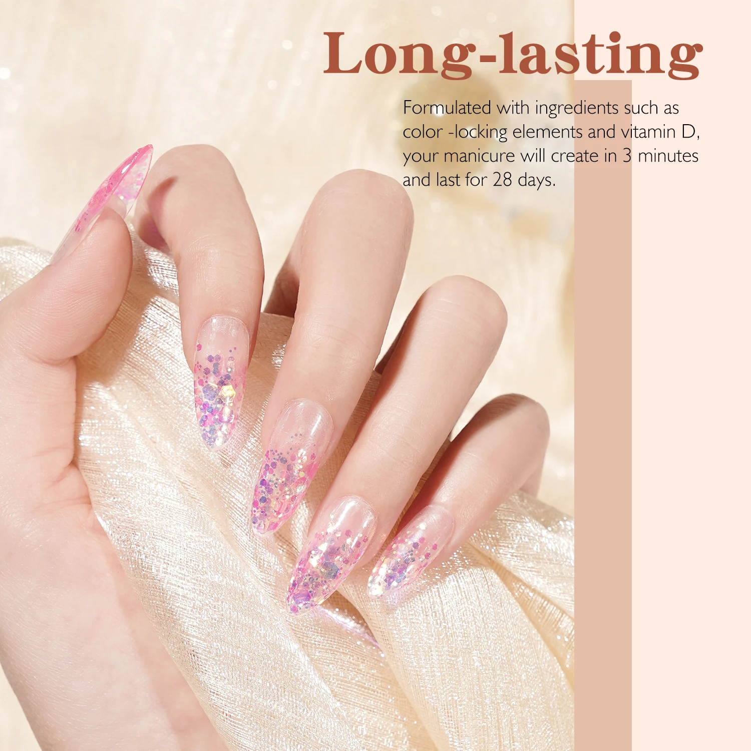 Conjunto de pó acrílico, pó acrílico de 12 cores para unhas, sistema de unhas acrílicas coloridas, pó para arte em unhas dos namorados para extensão de unhas