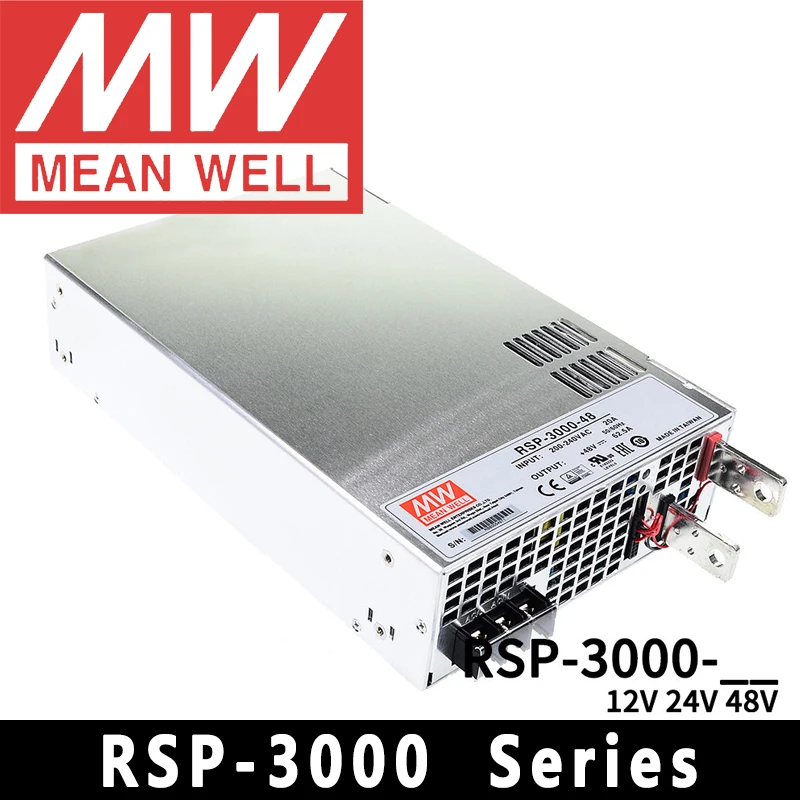 Original Mean Well RSP-3000-12/24/48 meanwell RSP-3000 Series 3000W Single Output with PFC function Power Supply