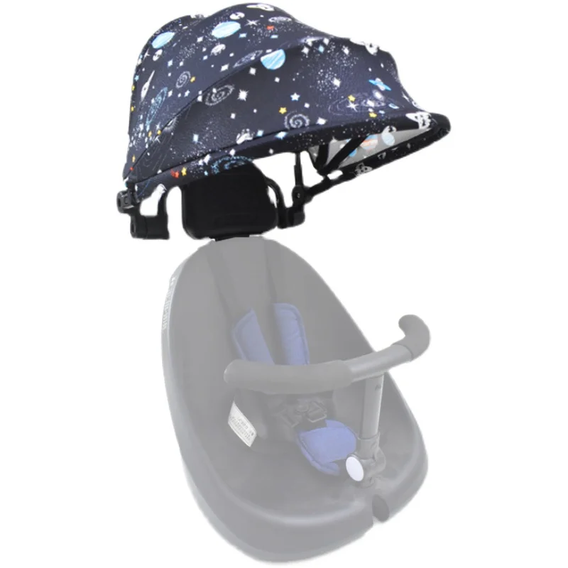 BABY TRIKE  to Walk Baby God U1V1V3 Sunshade Rainproof Cover Headrest Foldable Sunshade Universal Accessories