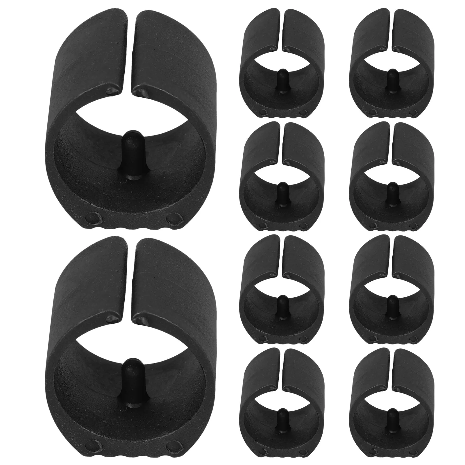 

12Pcs Chair Leg Protectors Plastic Floor Covers Easy Install Chair Foot Caps Furniture Leg Pads Anti-Slip Furniture Feet