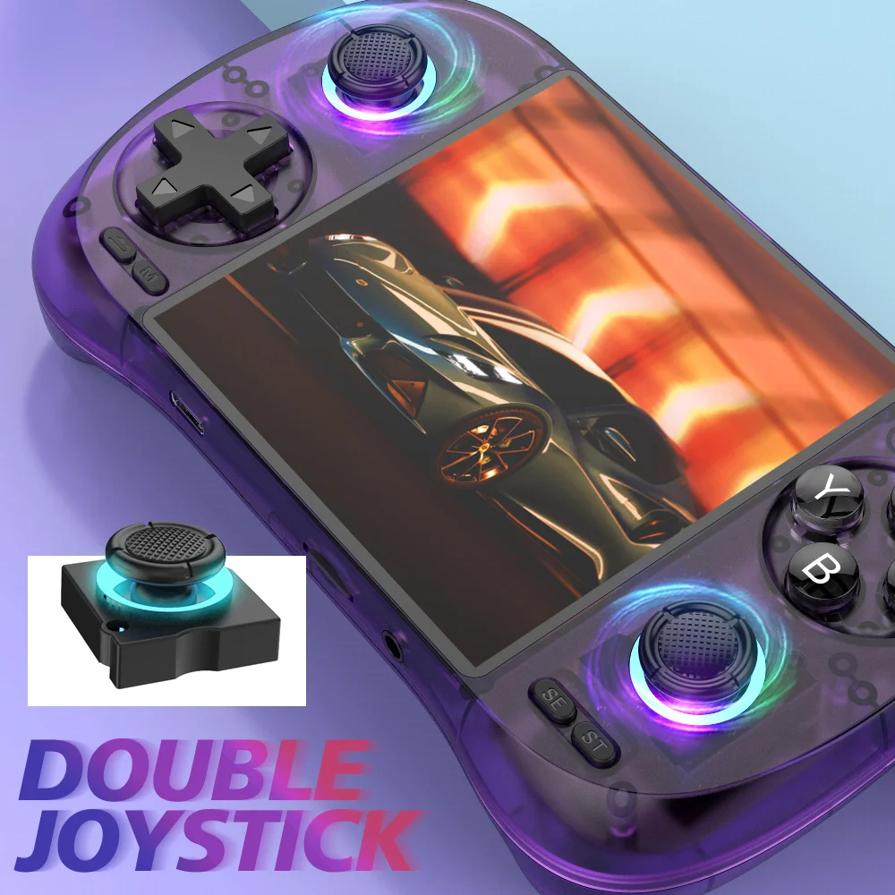 D40Max Retro Handheld Game Console 4.0-Inch IPS Touch Screen Open-Source Android Hall Joystick for Gaming