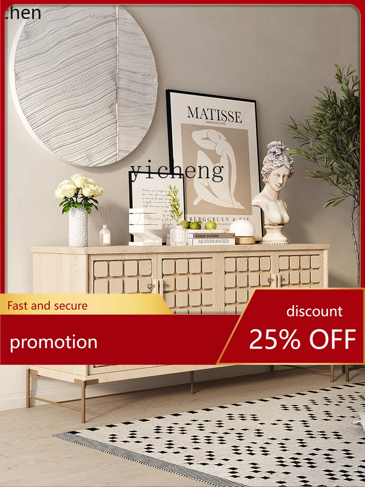 

YFY Входной шкаф для спальни, креативный шкаф для телевизора из массива дерева, современный простой 2023, новый высококачественный