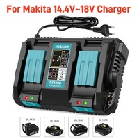 18V DC18RD Dual Ports Battery Charger for Makita 14.4V-18V Lithium-Ion Battery BL1415 BL1430 BL1830 BL1840 BL1850 BL1850B