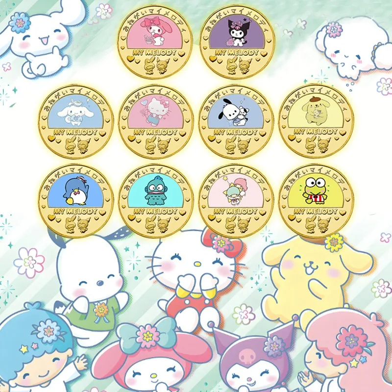 moedas-de-ouro-sanrio-figuras-de-acao-de-anime-hellokitty-kulomi-brinquedos-de-plastico-para-decoracao-colecionaveis-presentes-de-aniversario-para-criancas