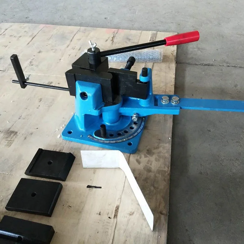 Piegatrice manuale per piastre metalliche UB-100 Piegatrice universale per carichi pesanti Piegatrice per acciaio ad angolo piatto-rotondo quadrato