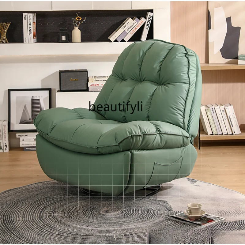 Lazy Sofa Sleeping Living Room Light Luxury Rocking Chair Small Apartment Space Massage Armchair E-Sports Single-Seat Sofa Chair