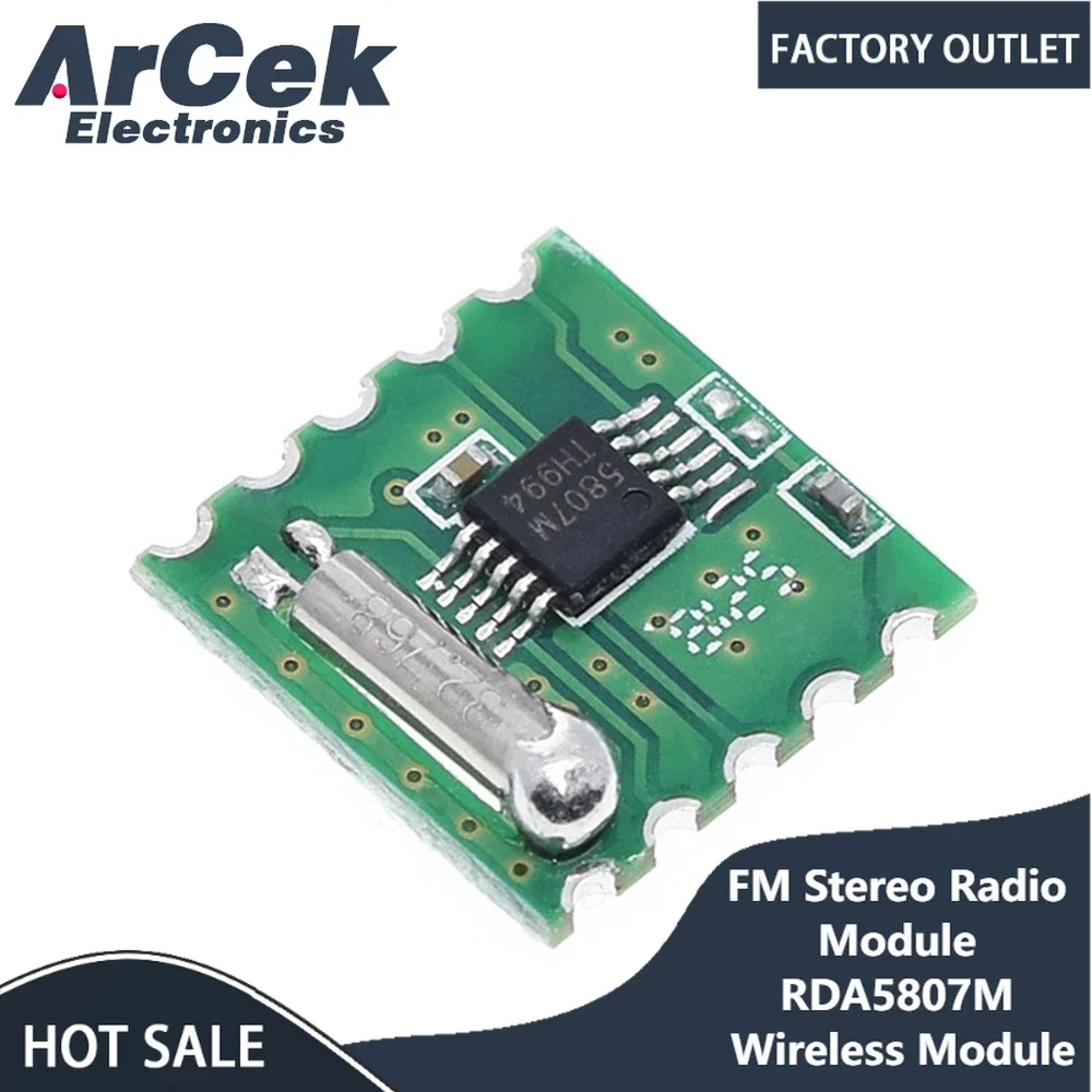 1 Stuks Fm Stereo Radio Module Rda 5807M Draadloze Module Profor Voor Arduino RRD-102V2.0