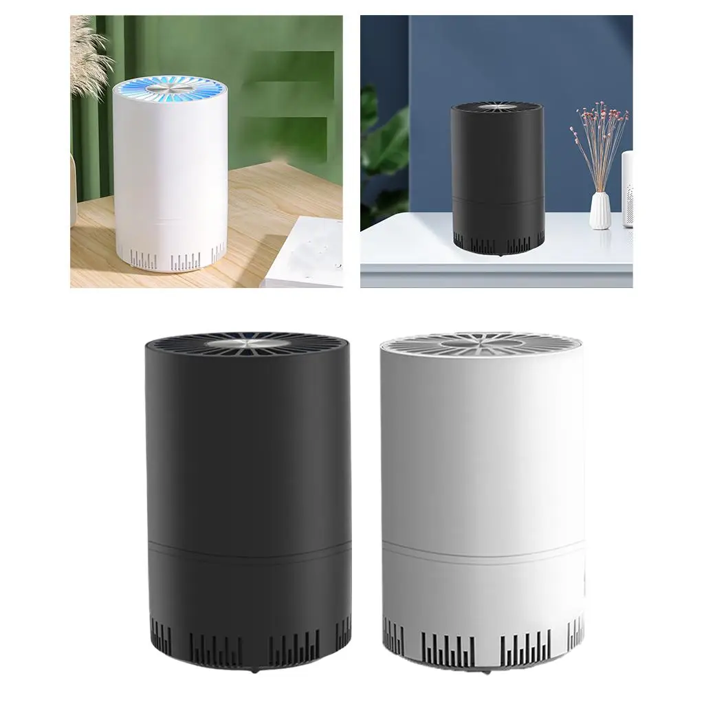 เครื่องทำความสะอาดเครื่องกรองอากาศแบบ USB ตัวกรองอากาศถ่านกัมมันต์สำหรับสารก่อภูมิแพ้ ABS