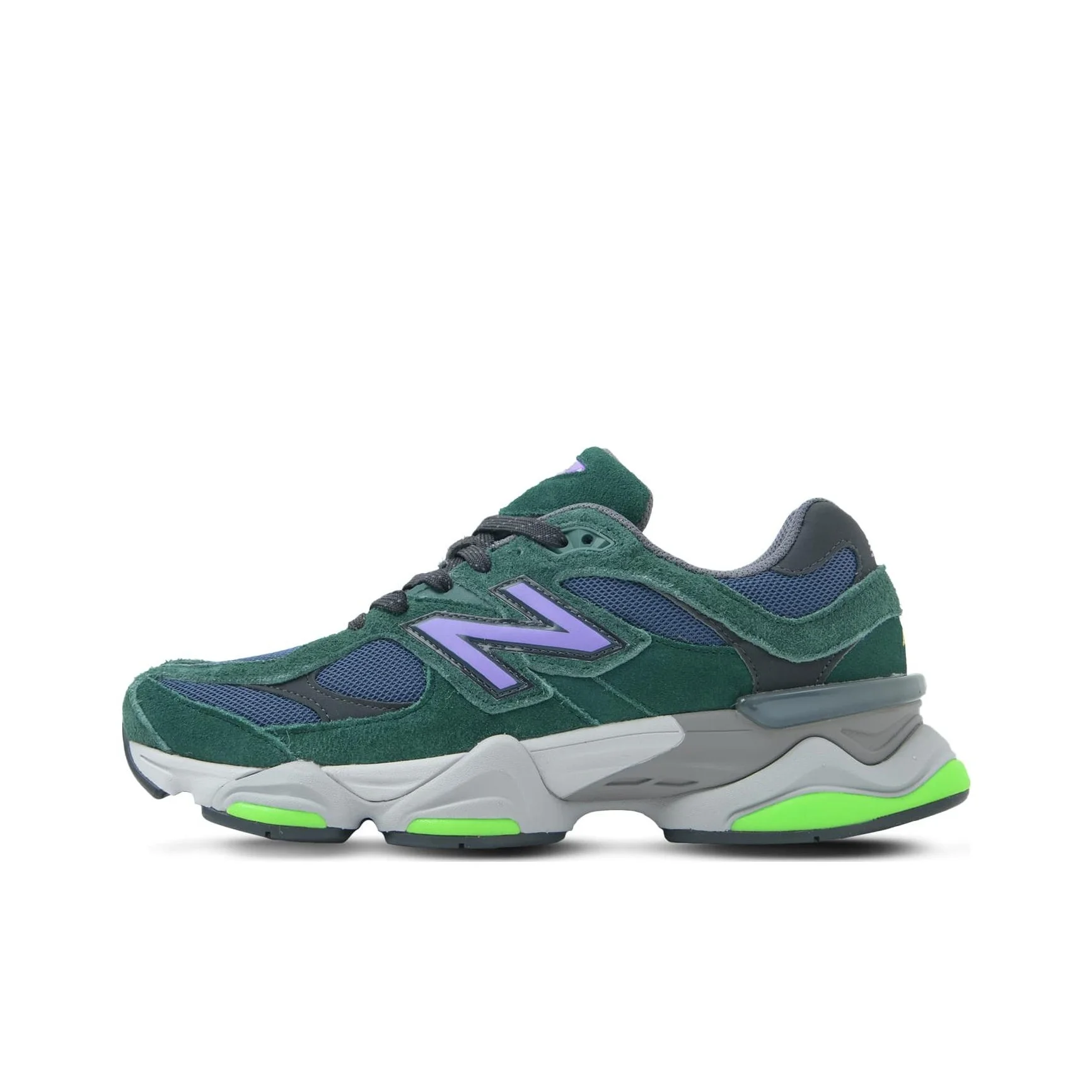 New Balance NB 9060 Running Shoes Unisex Low Top Green/Purple U9060GRE